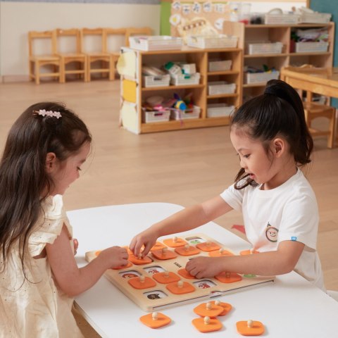 Viga Toys VIGA Gra Pamięciowa Memory Zgadnij Obrazki 10 Kart Montessori Duża