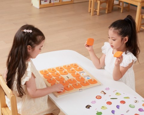 Viga Toys VIGA Gra Pamięciowa Memory Zgadnij Obrazki 10 Kart Montessori Duża
