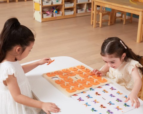 Viga Toys VIGA Gra Pamięciowa Memory Zgadnij Obrazki 10 Kart Montessori Duża