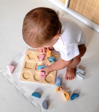 Viga Toys VIGA PolarB Drewniana Układanka Klocki - Zwierzątka