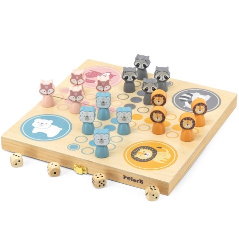 Viga Toys VIGA PolarB Drewniana gra Ludo Chińczyk
