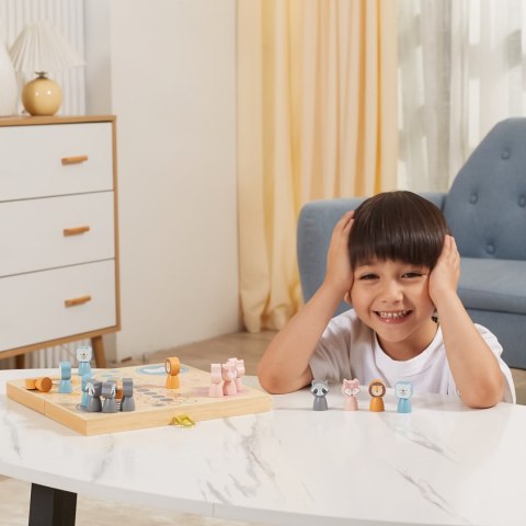Viga Toys VIGA PolarB Drewniana gra Ludo Chińczyk