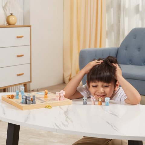 Viga Toys VIGA PolarB Drewniana gra Ludo Chińczyk