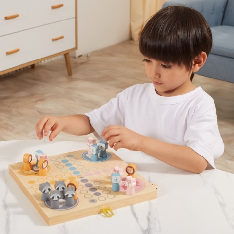 Viga Toys VIGA PolarB Drewniana gra Ludo Chińczyk