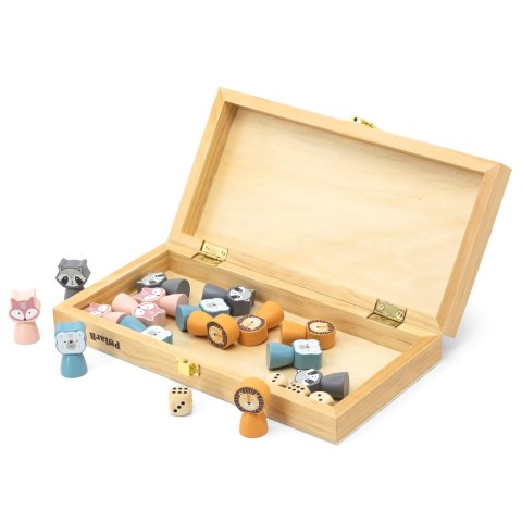 Viga Toys VIGA PolarB Drewniana gra Ludo Chińczyk