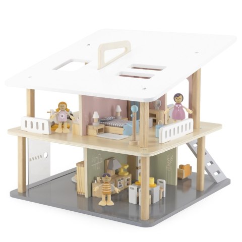 Viga Toys VIGA PolarB Drewniane Lalki Rodzina Lalek Zestaw Figurki