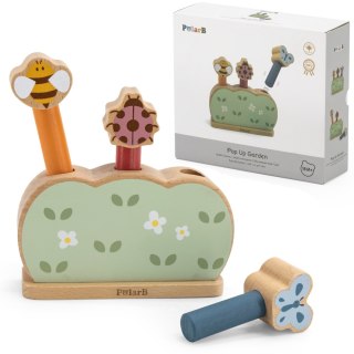 Viga Toys VIGA PolarB Drewniane Skaczące Zwierzątka Wyskokowy Ogród