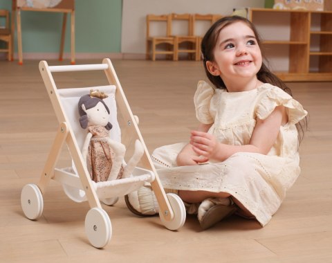 Viga Toys VIGA PolarB Drewniany Wózek dla Lalek