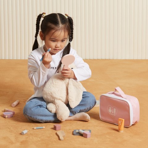 Viga Toys VIGA PolarB Drewniany Zestaw do Makijażu Kosmetyczka Torba
