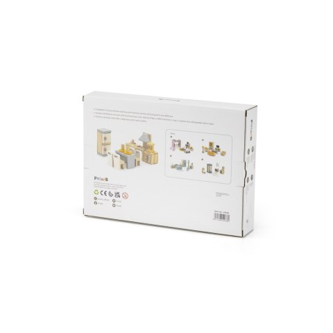 Viga Toys VIGA PolarB Zestaw Mebelków do Domku dla Lalek Kuchnia Jadalnia