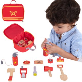 Tooky Toy Tooky Toy Zestaw Małego Strażaka dla Dzieci 11 el.