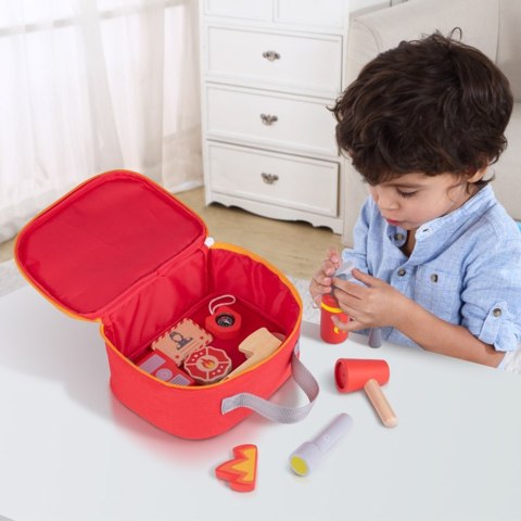 Tooky Toy Tooky Toy Zestaw Małego Strażaka dla Dzieci 11 el.