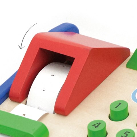 Viga Toys VIGA Drewniana Kasa sklepowa z akcesoriami Skaner Montessori