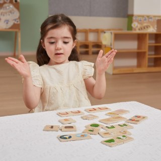 Viga Toys VIGA Drewniana Układanka Puzzle Przeciwieństwa