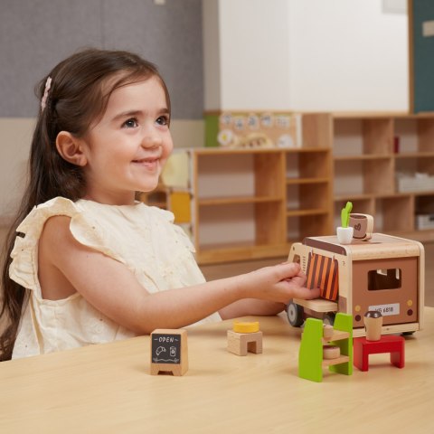 Viga Toys VIGA Food truck Drewniane Auto Kawiarnia Cukiernia