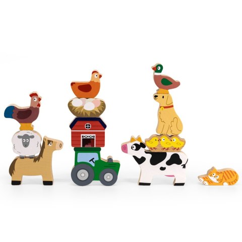 Viga Toys VIGA Układanka w Stosy Farma Zwierzęta