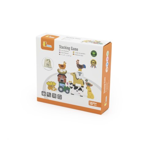 Viga Toys VIGA Układanka w Stosy Farma Zwierzęta
