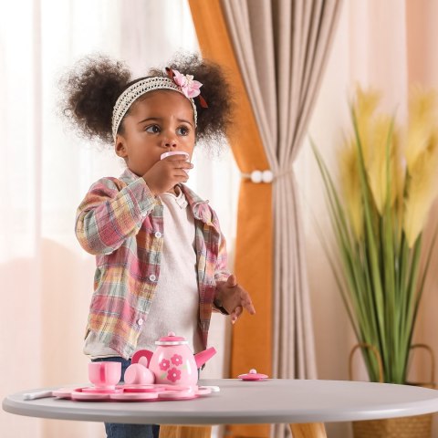 Viga Toys VIGA Zestaw Serwis do Herbaty i Kawy na Tacy 12 el.