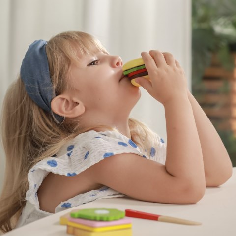 Viga Toys Viga Zestaw Do Krojenia Hamburger i Kanapka