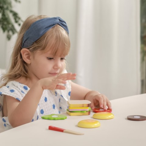 Viga Toys Viga Zestaw Do Krojenia Hamburger i Kanapka