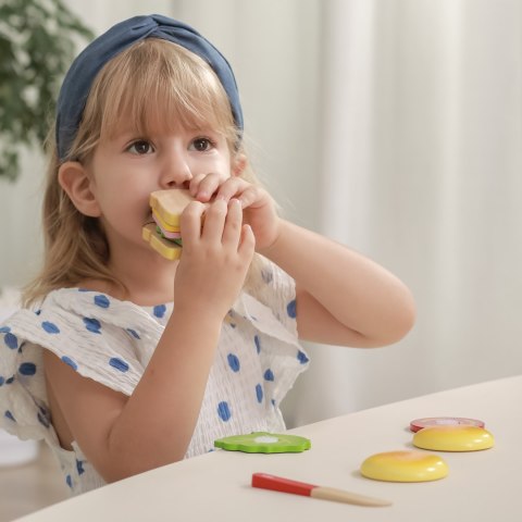 Viga Toys Viga Zestaw Do Krojenia Hamburger i Kanapka