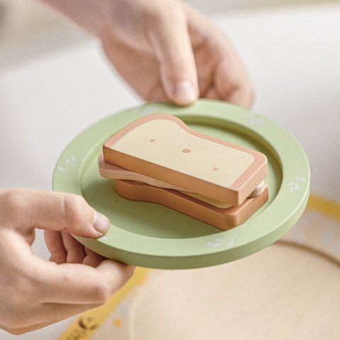 Classic World CLASSIC WORLD Drewniany Zestaw Śniadaniowy 13 el.