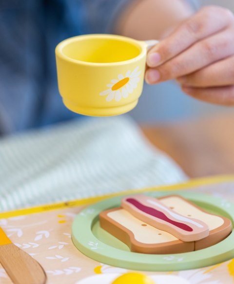 Classic World CLASSIC WORLD Drewniany Zestaw Śniadaniowy 13 el.