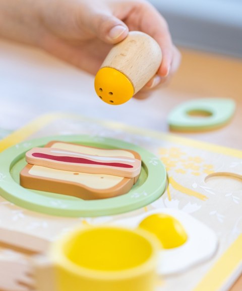 Classic World CLASSIC WORLD Drewniany Zestaw Śniadaniowy 13 el.