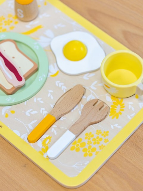 Classic World CLASSIC WORLD Drewniany Zestaw Śniadaniowy 13 el.