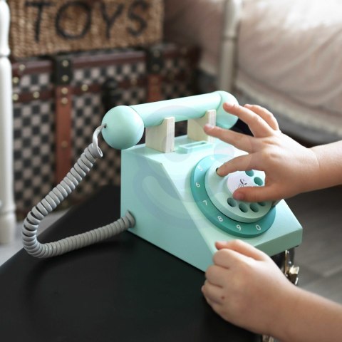 Classic World CLASSIC WORLD Klasyczny Drewniany Telefon dla Dzieci 4 el.
