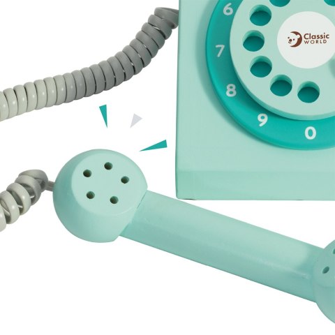 Classic World CLASSIC WORLD Klasyczny Drewniany Telefon dla Dzieci 4 el.
