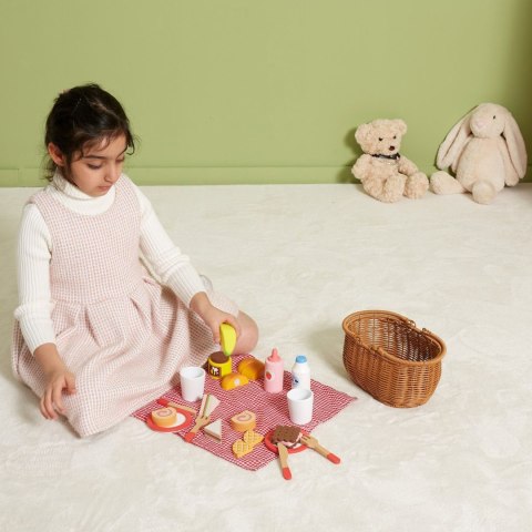 Viga Toys VIGA Drewniany Zestaw Piknikowy 30 el.