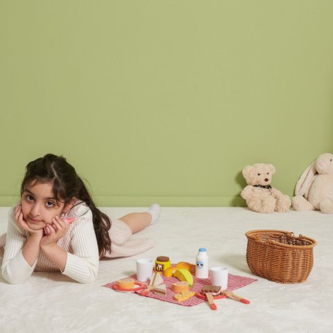 Viga Toys VIGA Drewniany Zestaw Piknikowy 30 el.