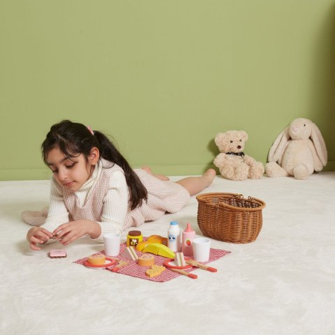 Viga Toys VIGA Drewniany Zestaw Piknikowy 30 el.