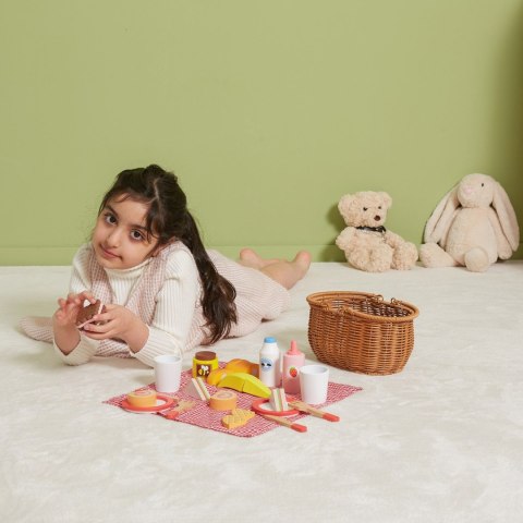 Viga Toys VIGA Drewniany Zestaw Piknikowy 30 el.