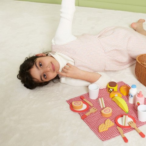 Viga Toys VIGA Drewniany Zestaw Piknikowy 30 el.
