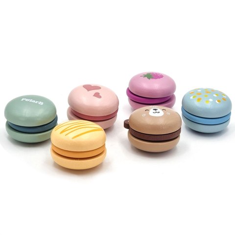 Viga Toys VIGA PolarB Drewniane Ciastka Ciasteczka Cukiernia Zestaw Makaroników