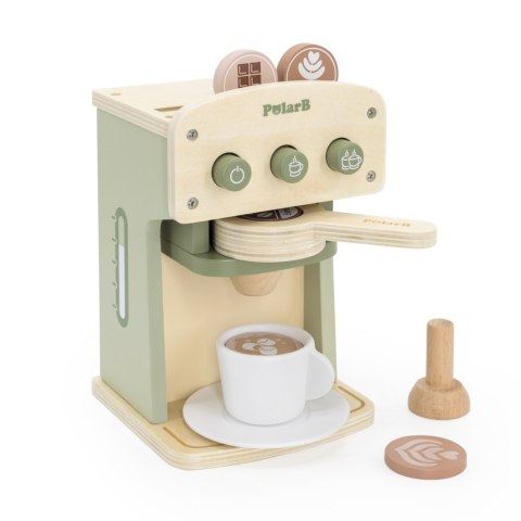 Viga Toys VIGA PolarB Drewniany Ekspres do Kawy Zielony + Akcesoria