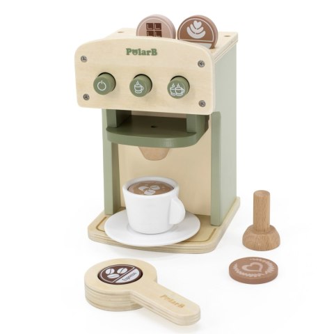 Viga Toys VIGA PolarB Drewniany Ekspres do Kawy Zielony + Akcesoria
