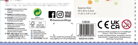 Classic World CLASSIC WORLD Drewniane Koraliki Do Nawlekania 96 elementów