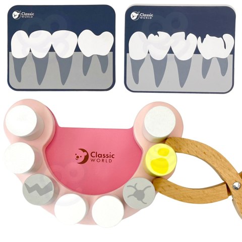 Classic World CLASSIC WORLD Zestaw Małego Dentysty Walizka Lekarza 18 el.