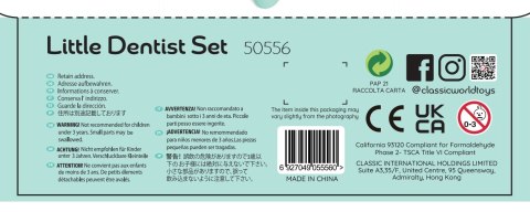 Classic World CLASSIC WORLD Zestaw Małego Dentysty Walizka Lekarza 18 el.