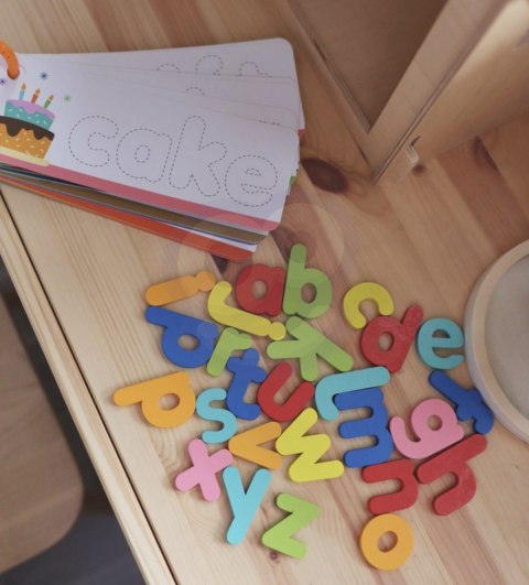 Tooky Toy TOOKY TOY Puzzle Alfabet Montessori Nauka Literek Słów Zwierzątka 57 el.