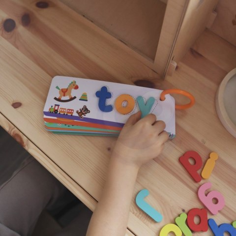 Tooky Toy TOOKY TOY Puzzle Alfabet Montessori Nauka Literek Słów Zwierzątka 57 el.