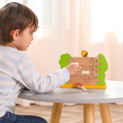 Viga Toys VIGA Drewniana Gra Zręcznościowa Spadający Żołądź Układanka