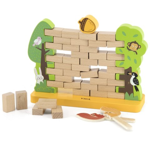 Viga Toys VIGA Drewniana Gra Zręcznościowa Spadający Żołądź Układanka