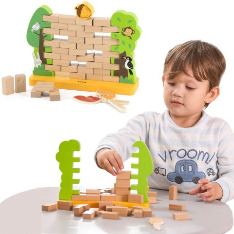 Viga Toys VIGA Drewniana Gra Zręcznościowa Spadający Żołądź Układanka