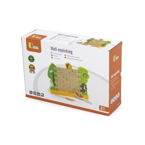Viga Toys VIGA Drewniana Gra Zręcznościowa Spadający Żołądź Układanka