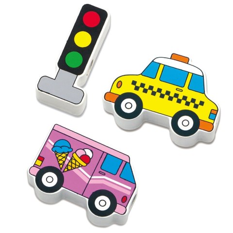 Viga Toys VIGA Drewniane Klocki Drewniane Przeplatanka Sznurowanka Samochody