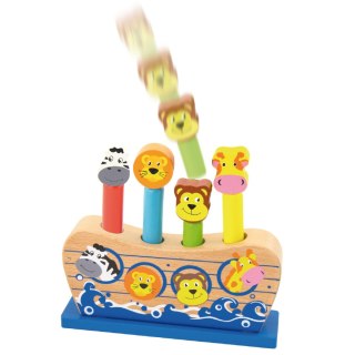Viga Toys VIGA Drewniane Skaczące Zwierzątka Arka Noego